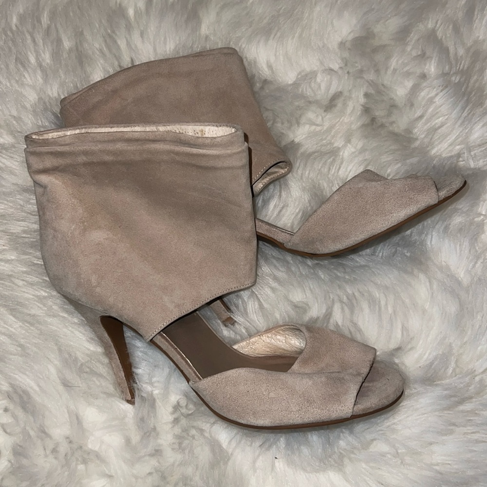 Real Suede Heeled Boots